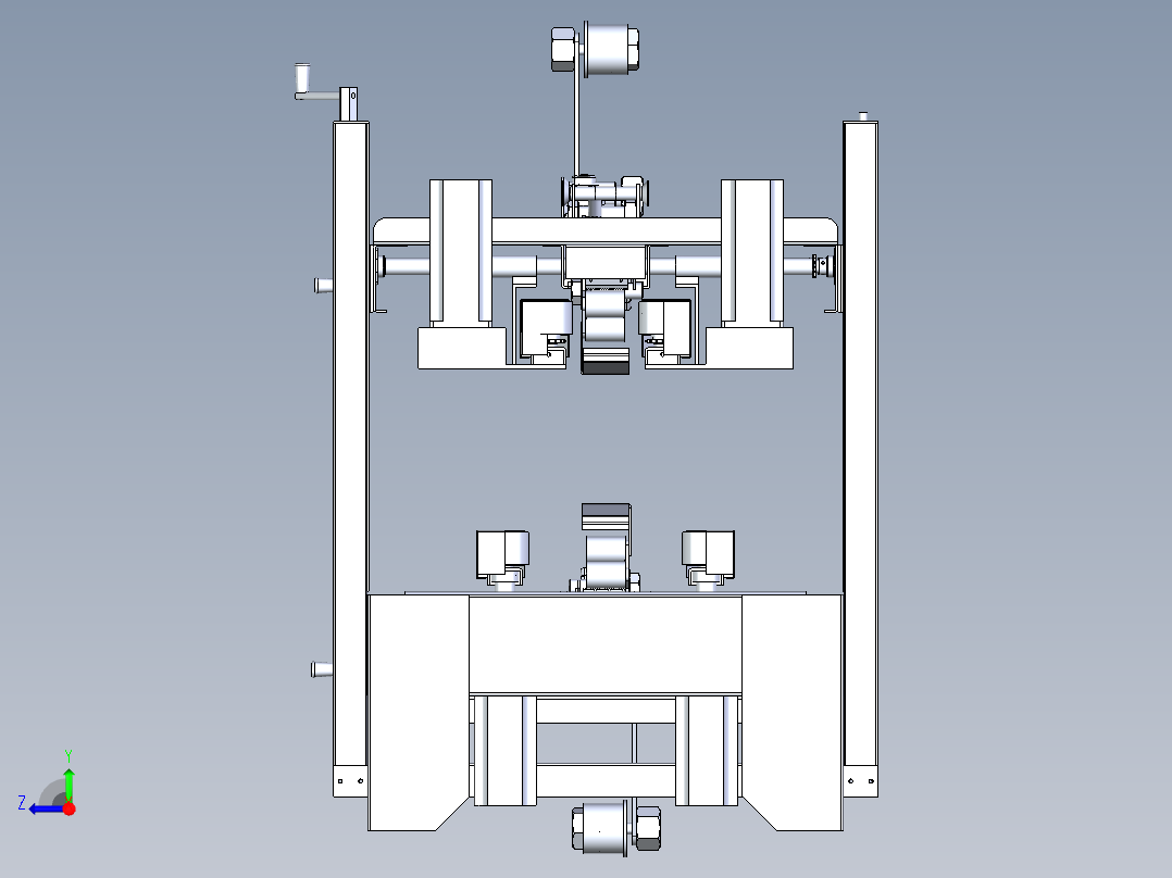 封箱机模型右视图