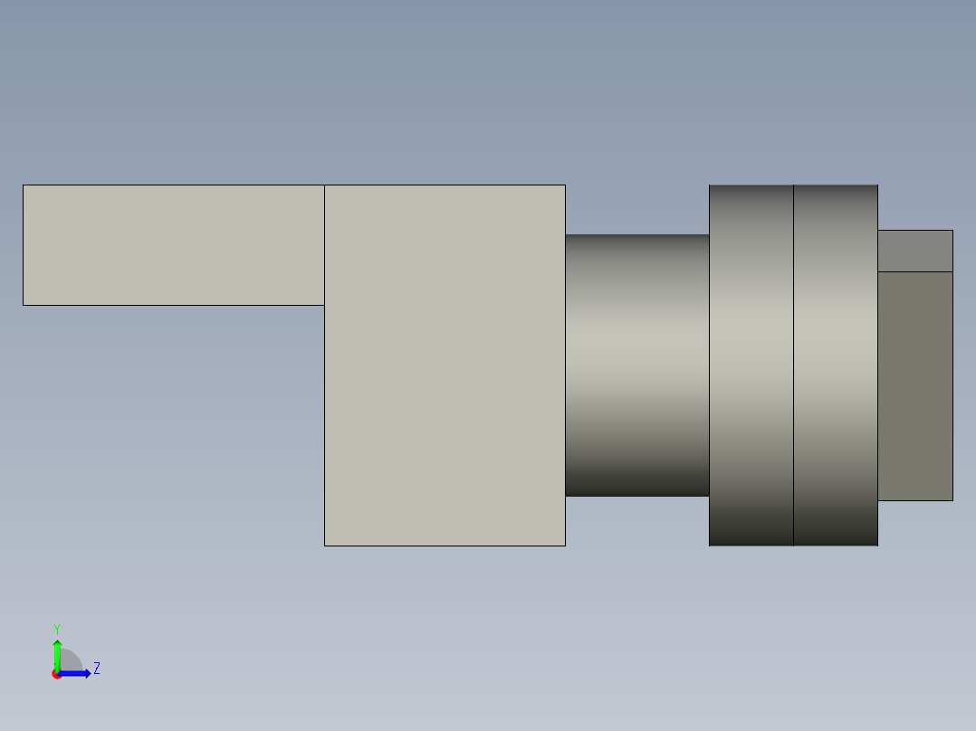 P127-友邦-旋转开关左视图