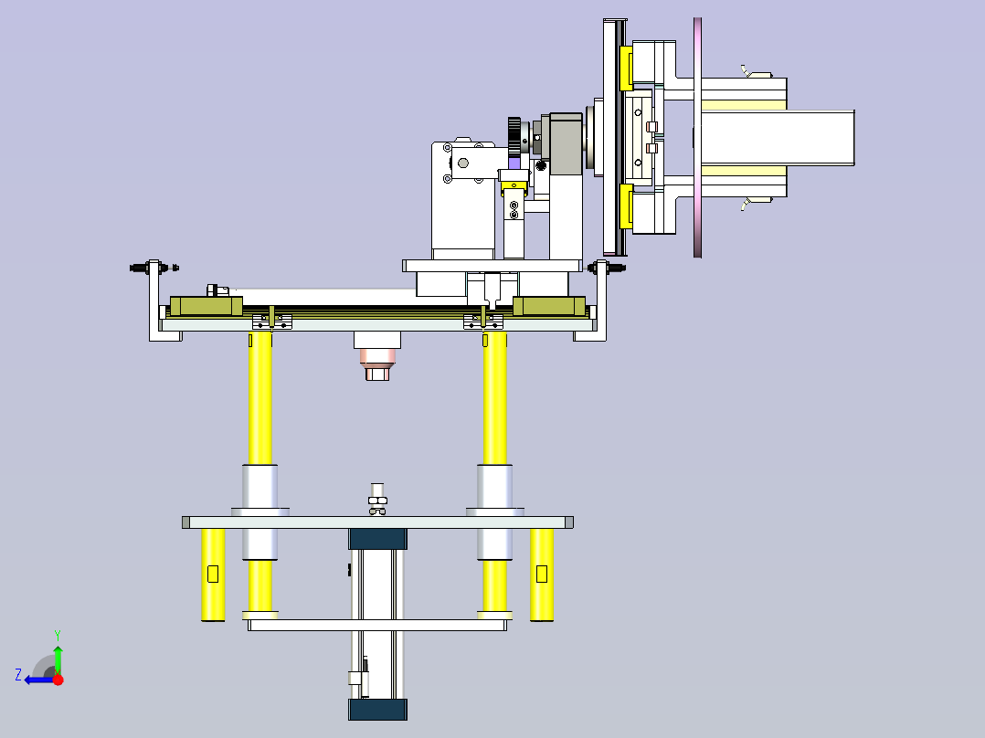 180°翻转机构右视图