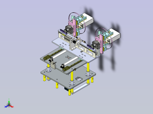 180°翻转机构正等轴测缩略图