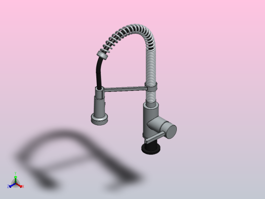 水槽水龙头正等轴测缩略图