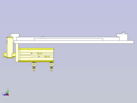 一款旋转夹紧的工件定位3D模型右视缩略图