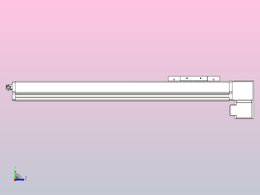 MCB14无尘皮带滑台[MCB14-L40-500-RD-P20-C3]左视缩略图