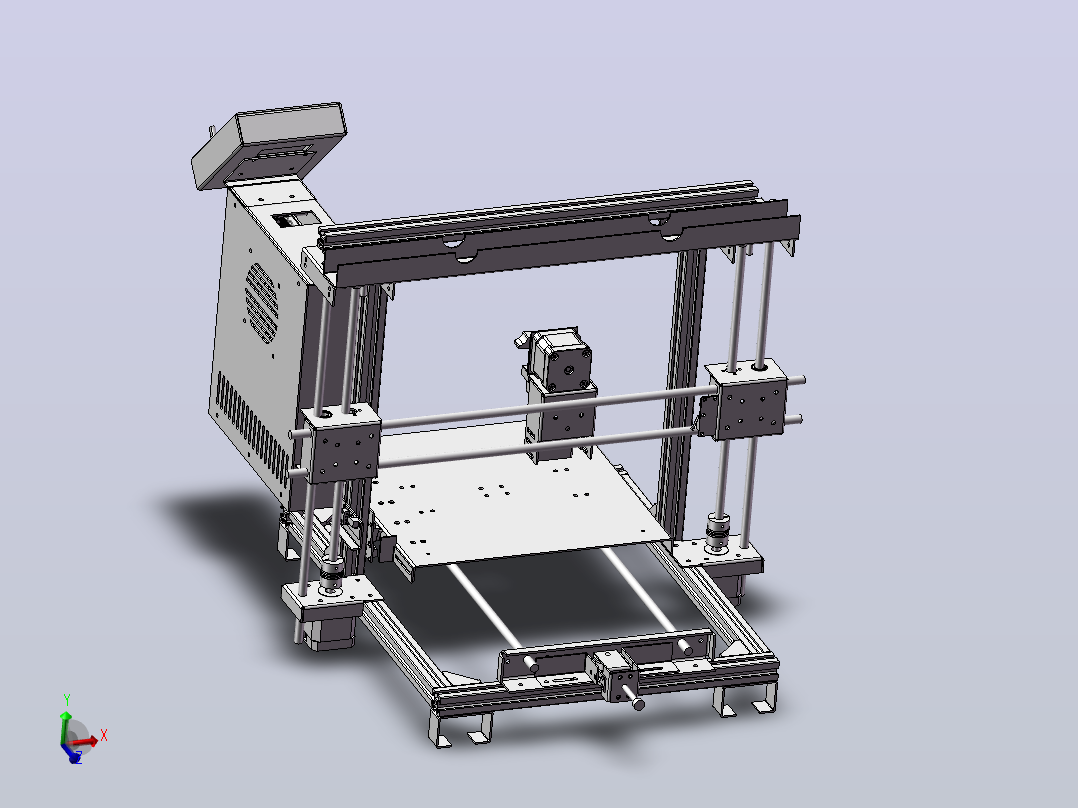 3d打印机3主视图