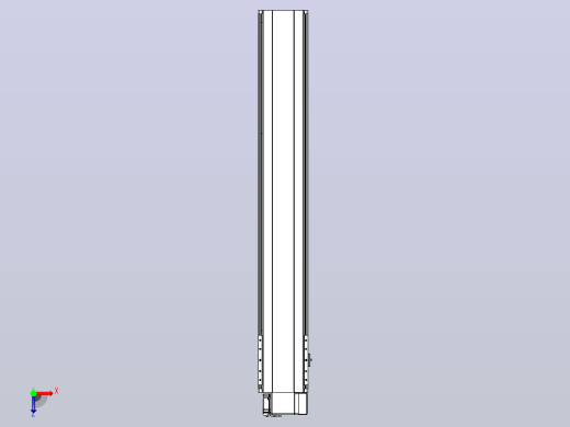 皮带直线轴半封闭可选导轨TPA-HNB-202D-140-L1200-RP-Y-P75-N3俯视缩略图