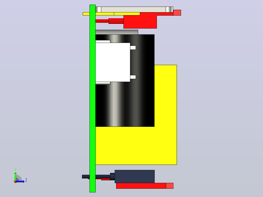 绿能 PCB 型RPS-30-3D左视图