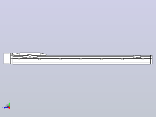 滚珠丝杠直线轴内置导轨TPA-GCR-150-2010C-L750-MR-M75-N3右视缩略图
