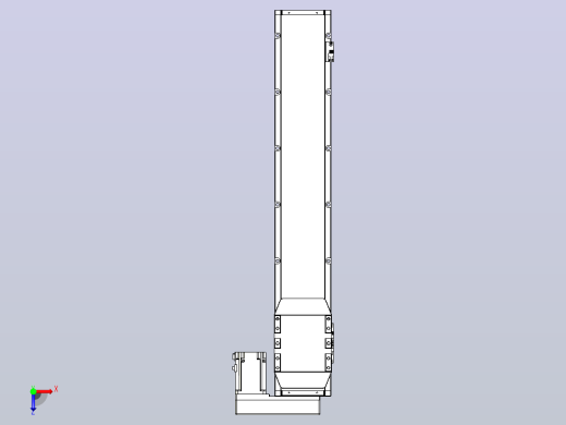 滚珠丝杠直线轴内置导轨TPA-GCR-150-2010C-L750-MR-M75-N3俯视缩略图