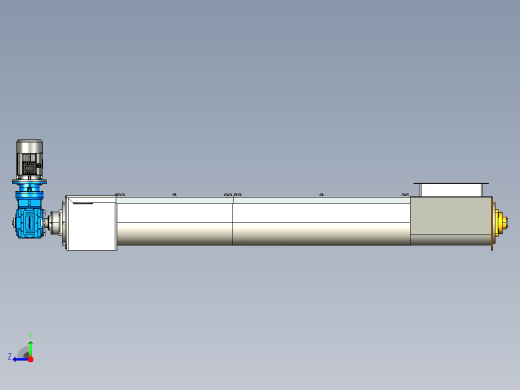 单轴螺旋输送机右视缩略图