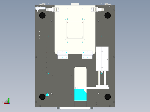 桌面式PCB板测试机后视缩略图