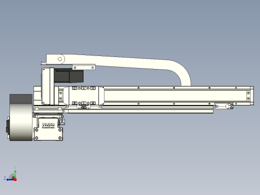 XYGT320-A1-750-400-M-C-0001负载5-8KG XY丝杆模组 内嵌式 XYGT320-A1 替换东佑达TOYO直线滑台模组右视缩略图