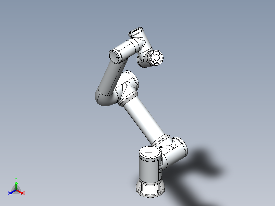 协作机械臂 Z-Arm-S922-3D正等轴测图