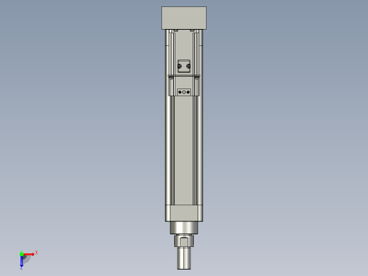 MTE63-200-P-M400W-A-S3 MTE63电动缸 最大负载300kg 400W电机间接安装俯视缩略图