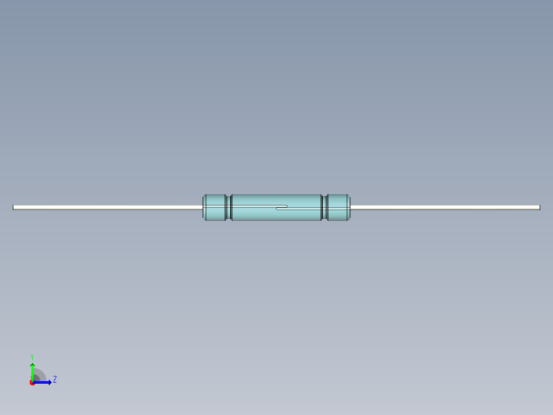 玻璃接触器左视图