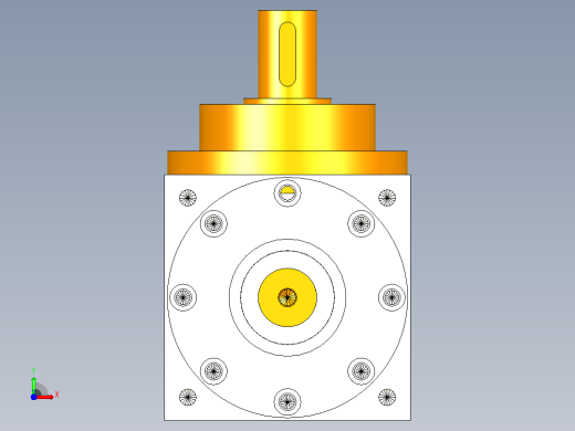 PW210-1 双轴输出单轴输入转向器前视缩略图