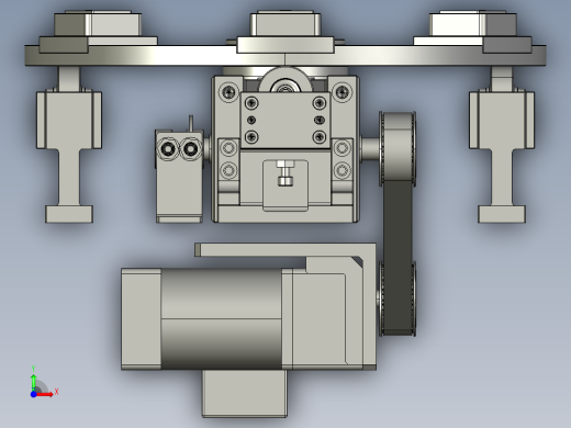 6工位转盘机构 step前视缩略图