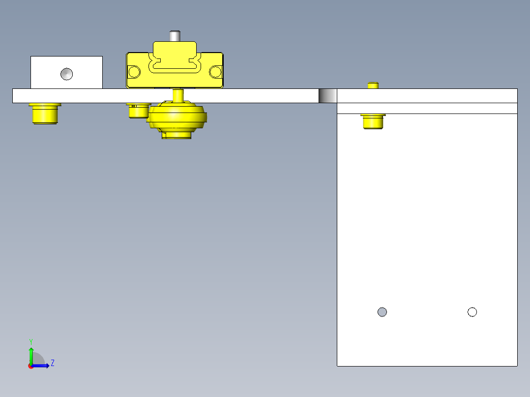 2个同步集中机构左视图