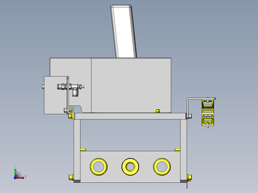 片材成型机前视图