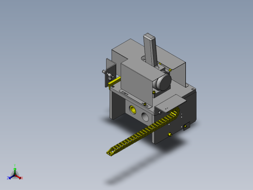 片材成型机正等轴测缩略图