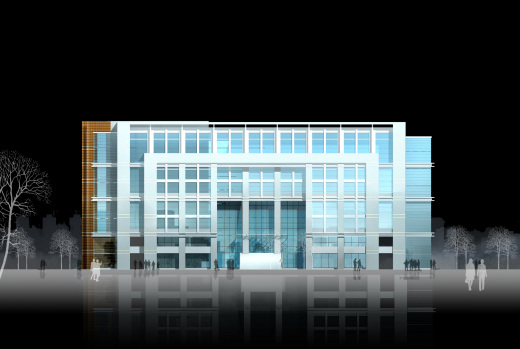 某学院图书馆建筑设计方案及施工图-缩略图