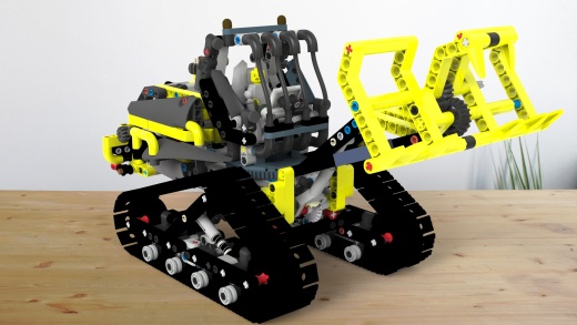 紧凑型履带装卸机拼装玩具模型缩略图