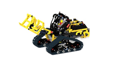 紧凑型履带装卸机拼装玩具模型缩略图