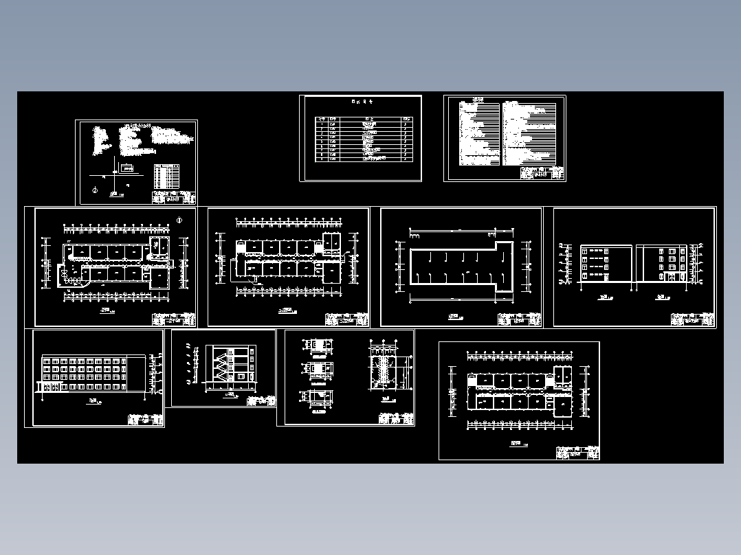 【四层】3200平米职教教学楼（计算书、建筑、结构图）