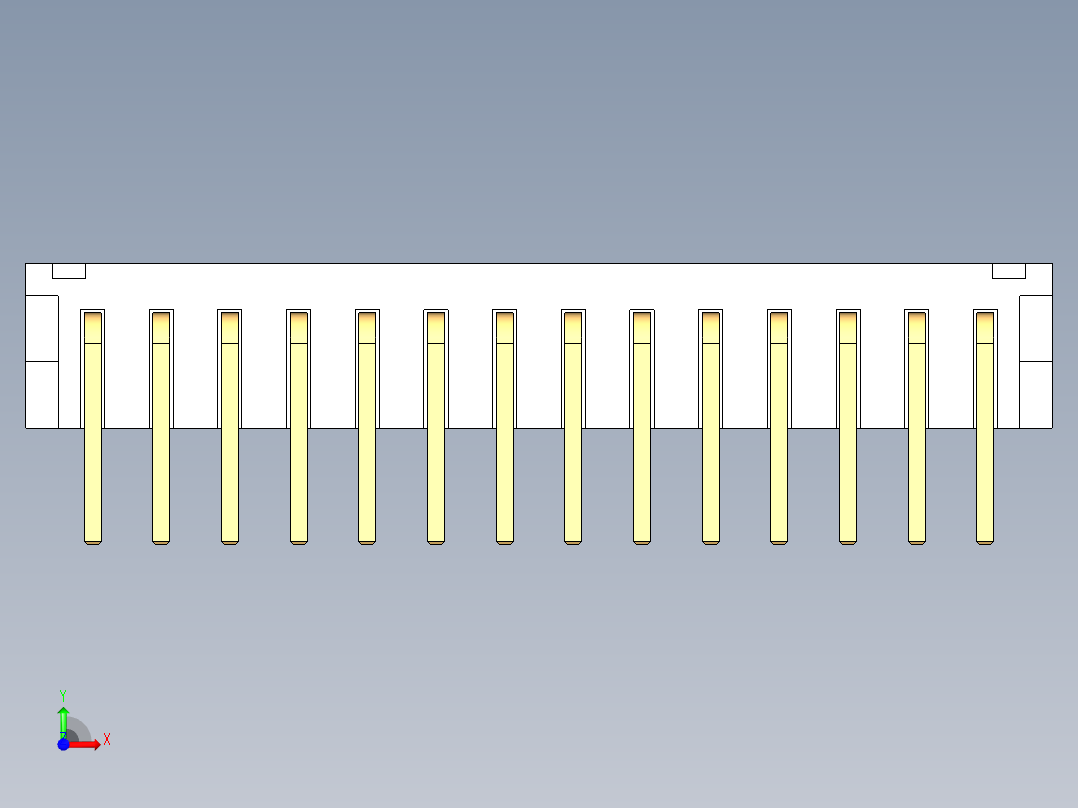 JST-S14B-PH-K-S前视图