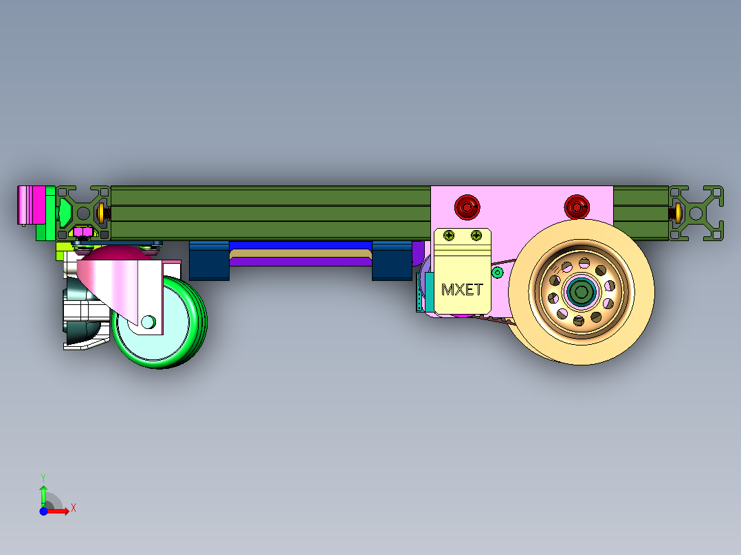 电池款编程智能车前视图