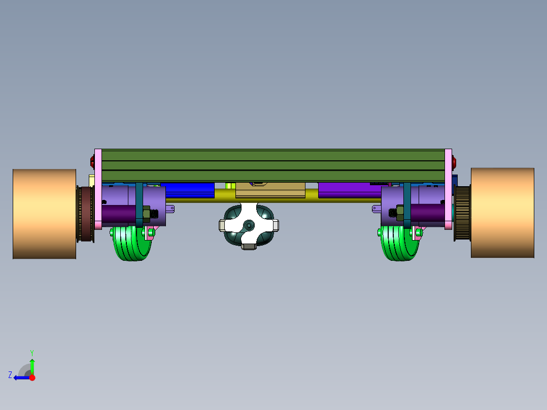 电池款编程智能车右视图