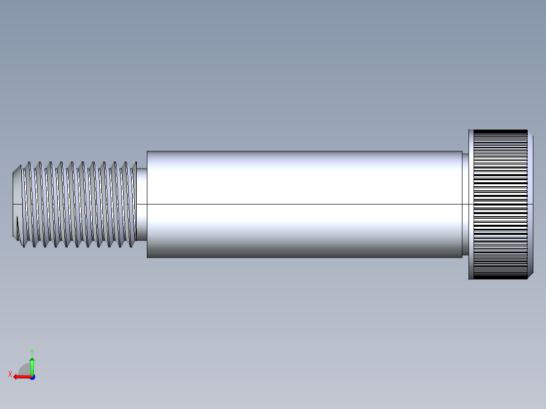公制SH螺栓选择（DME）-SB DME PM16 x60.STEP后视图