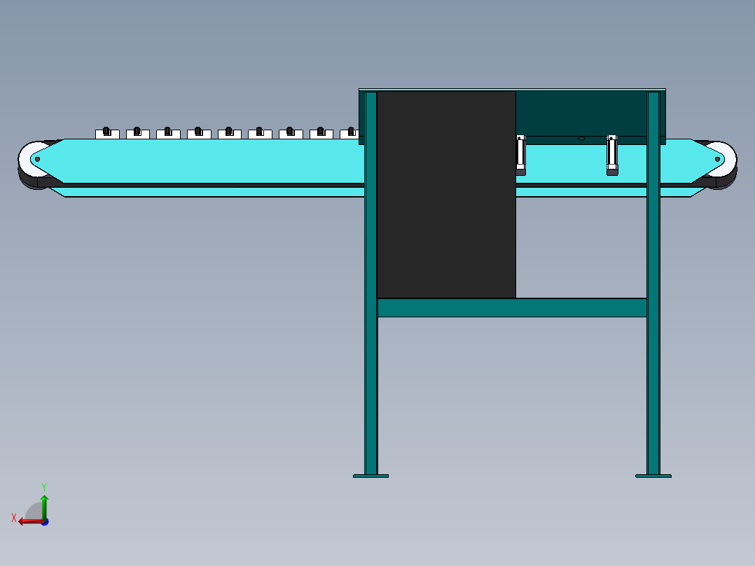 弹簧插入机设备后视图