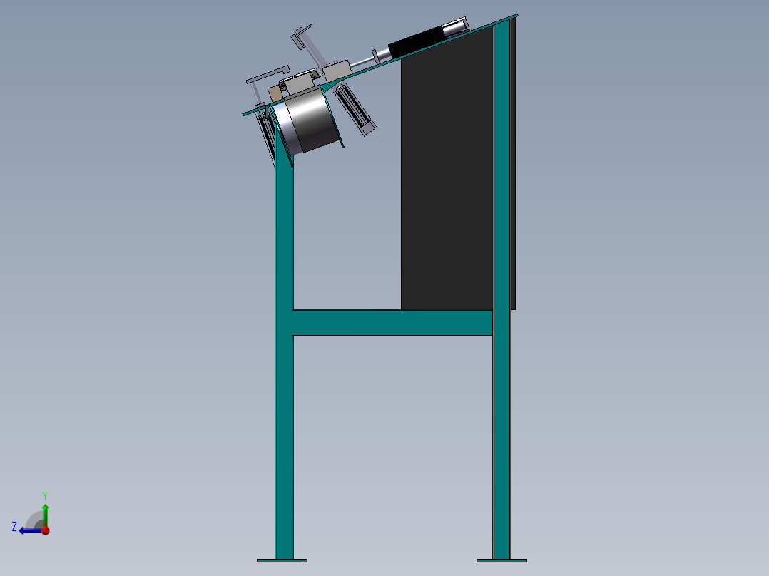 弹簧插入机设备右视图