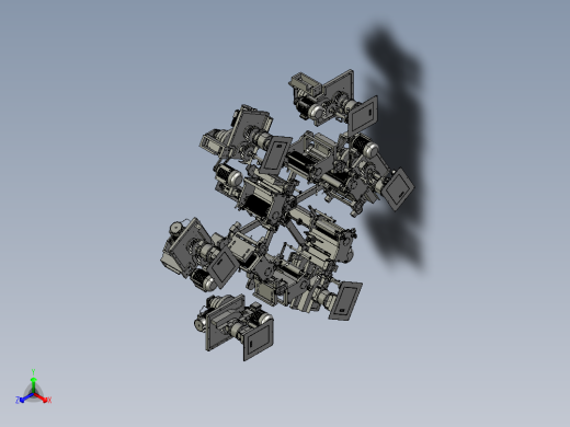 自动锁垫片机正等轴测缩略图