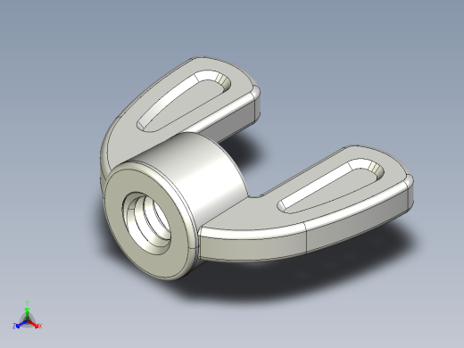 WING NUT 0.25in-20 Thread size 15-32in Base Diameter.IGS