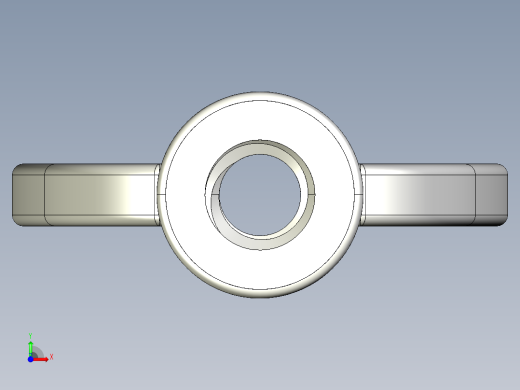 WING NUT 0.25in-20 Thread size 15-32in Base Diameter.IGS前视缩略图