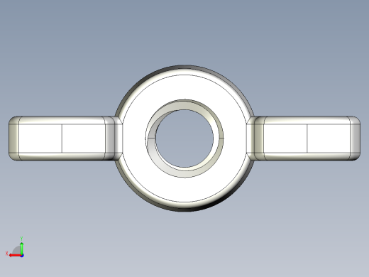WING NUT 0.25in-20 Thread size 15-32in Base Diameter.IGS后视缩略图