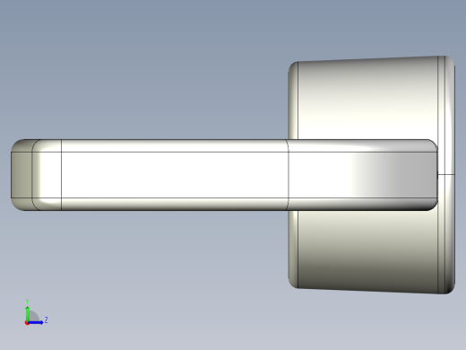 WING NUT 0.25in-20 Thread size 15-32in Base Diameter.IGS左视缩略图