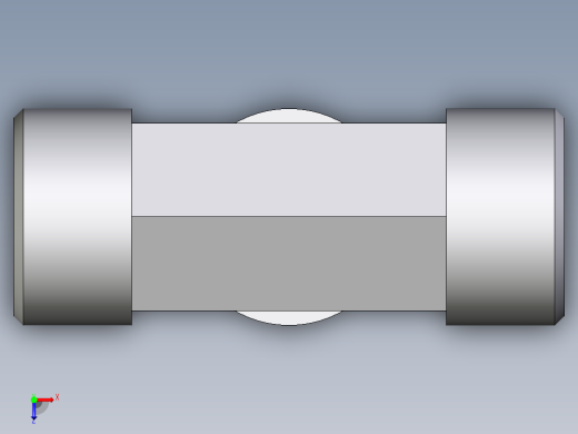 卡套式工业通用硬管接头EO_Union_tee_T15LCFX俯视缩略图
