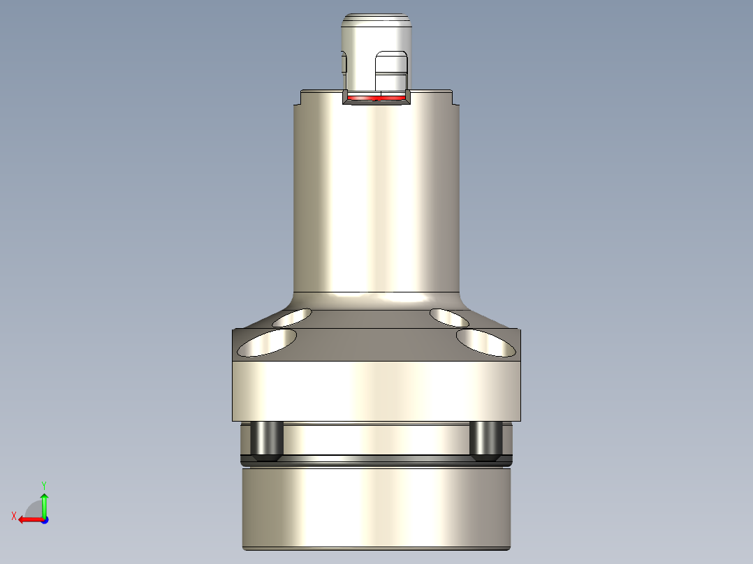 KOSMEKSFA2000-M2N-110-H50多系列多零件图纸模型多系列多零件图纸模型后视图
