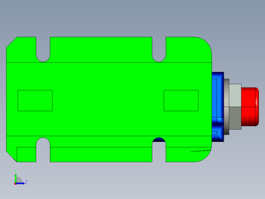 831003拨叉加工工艺及铣18mm槽夹具设计【含三维proe】左视缩略图