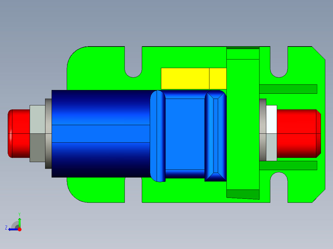 831003拨叉加工工艺及铣18mm槽夹具设计【含三维proe】右视图