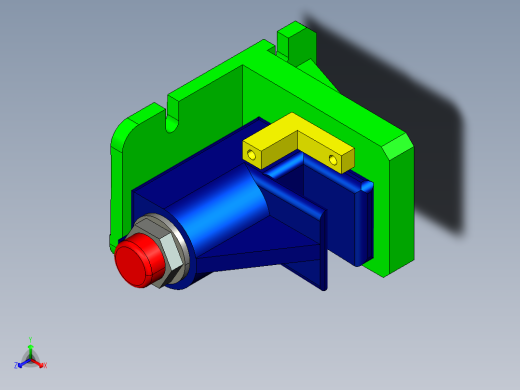 831003拨叉加工工艺及铣18mm槽夹具设计【含三维proe】正等轴测缩略图