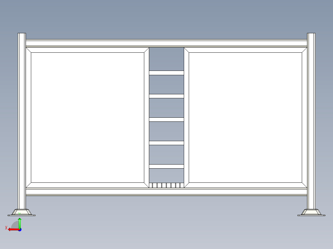 周转箱 1460X1750mm后视图