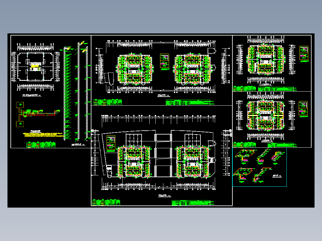 高层办公楼中央空调施工图