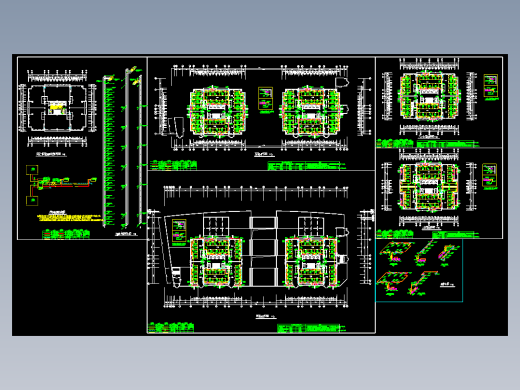 高层办公楼中央空调施工图