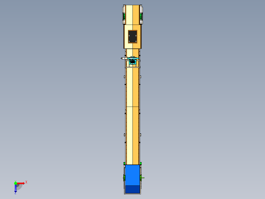 B500气垫输送机==1454400==100俯视图