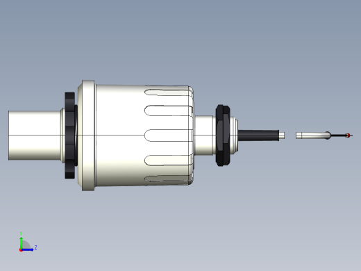 超声波设备ENSOR-RANGE-4m-13.1ft-PVDF-BODY-4-20mA-2-WIREHART-BSP-THREAD左视缩略图