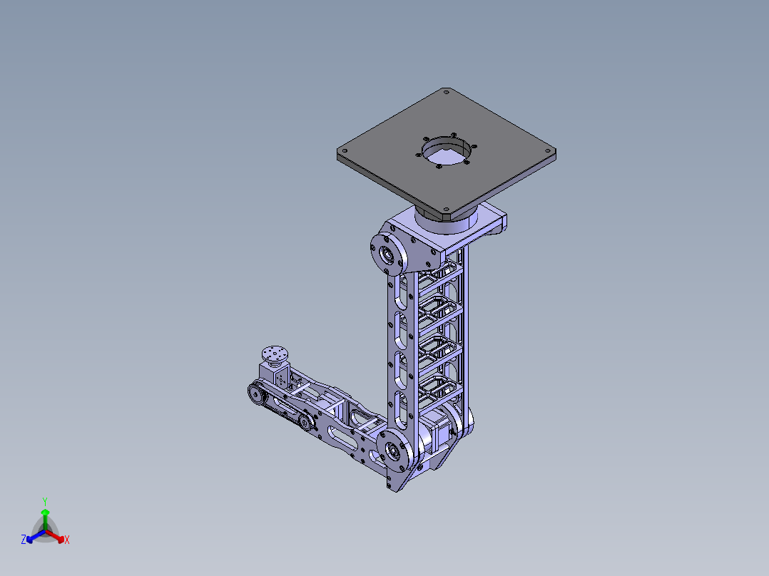 SW模型(1)正等轴测图