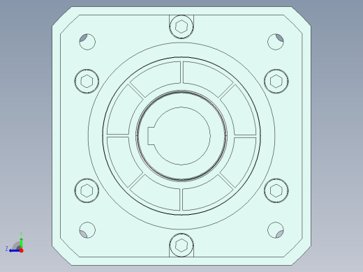 直齿孔PLF160-L2 35-114.3-200-M12-ZJ.stp右视缩略图